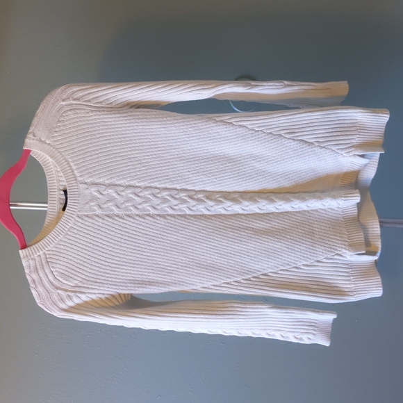 Nautica Sweaters - Nautica White Cable Knit Sweater Size M